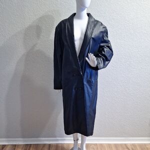 International Leather Collection Long Leather Coat